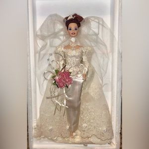 Vintage Romantic Rose Bride Barbie